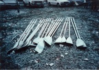 WRRA oars painted Detroit BC colors